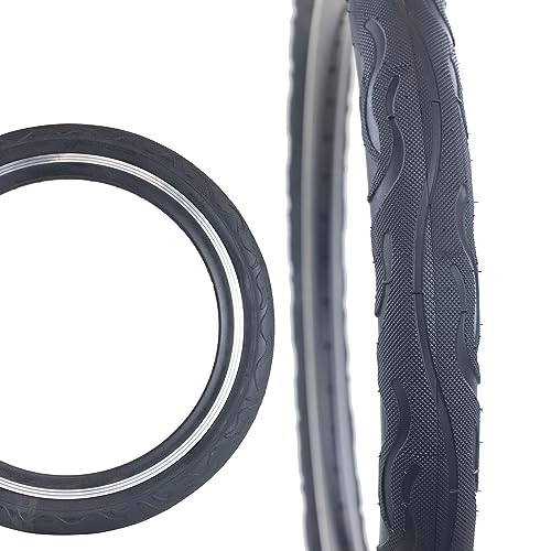 Mountain Bike Tyres : WEEROCK 20 Inch Bicycle Tire Replacement Tyre Folding Bead 20 * 2.125 for BMX Child Cycle Kids Bike Mountain Bicycle MTB, Black