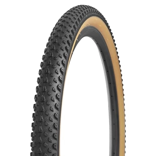 Mountain Bike Tyres : WEEROCK Bike Tire 26 * 2.125 MTB Mountain Bike Tire Folding Replacemen Tyre, Brown Black