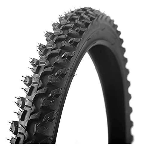 Mountain Bike Tyres : YGGSHOHO Bicycle Tyre 26 2.125 Mountain Bike 26 Inch 24 Inch 1.95 Wire Bulk Strip Mountain Bike Tyres Large Tread Strong Grip (Colour: 24x1.95 Black)