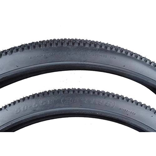 Mountain Bike Tyres : YUEDAI 24 / 26 / 27.5X1.95 All-terrain Long-distance Mountain Bike Tyre Bicycle Tyre (Color : 26x1.95)
