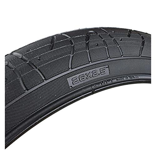 Mountain Bike Tyres : YUEDAI 26 * 2.5 20 * 1.95 Bicycle Tire Mountain Bike Tires Dirt Jumping Urban Street Trial 65psi 26 MTB Tires Bike Part (Color : 26X2.5)