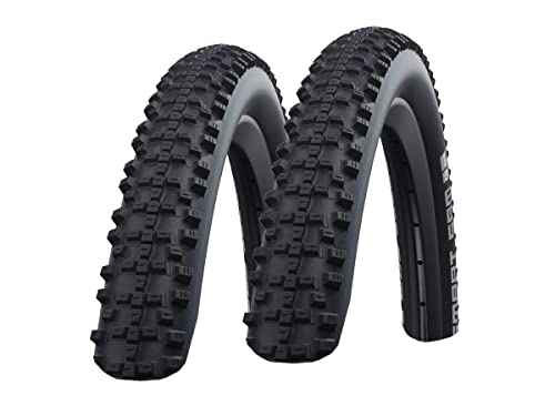 Mountain Bike Tyres : Ziegenpeter 2 x Schwalbe Smart Sam Performance MTB Clincher Tyres / / 57-622 (29 x 2.25 Inches), Design: Black