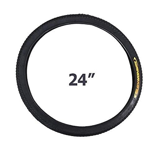 Mountain Bike Tyres : zmigrapddn 20 / 24 / 26 in Puncture Non-Slip Bicycle Tires Mountain Road MTB Wheels Tyre Ultralight High Speed Cycling Tire Bike Parts (Color : 24x1.95in)