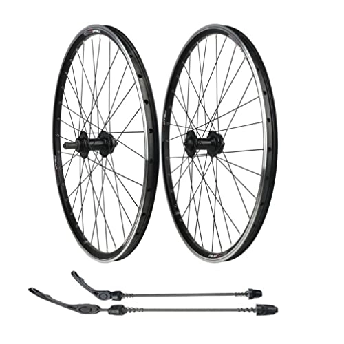 Mountain Bike Wheel : 20 / 26" Mountain Bike Wheelset Quick Release Wheels MTB Disc Brake V Brake Bicycle Rim 32H QR Hub For 7 / 8 / 9 / 10 Speed Rotary Flywheel 2141g (Size : 20in, Color : V / Disc brake)
