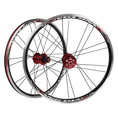 Mountain Bike Wheel : 20 inch Bike Wheel Disc Brake Quick Release Aluminum Alloy Double Wall Rim Ultralight High Strength Mountain Racing Wheels Precision / 451 / B