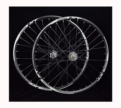 Mountain Bike Wheel : 24 / 26 / 27.5 / 29 Inch Mountain Bike Wheelset Disc Brake Sealed Bearing Support 8-11 Speed Cassette Quick Release Wheel Set Front / Rear Wheel 32H (Color : Black, Size : 29inch)
