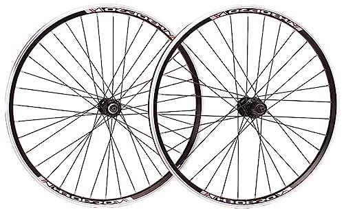 Mountain Bike Wheel : 24 / 26 inch mountain bike wheelset V-brake rims Ball bearing hubs Support 7 speed cassette Quick release wheels (Size : 26in)