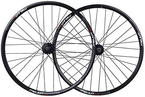 Mountain Bike Wheel : 26" / 20" inch Aluminum Alloy Double Wall MTB Mountain Bike Wheelset Disc Brake Cycling Bicycle Wheels 32 Hole 6 / 7 / 8 / 9 Speed Rim (Size: 26 inch)