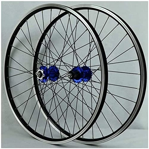 Mountain Bike Wheel : 26 27.5 29 Inch 32H MTB Bicycle Wheelset Bike Wheel Double Layer Alloy Rim Sealed Bearing Disc / Rim Brake QR 7-11 Speed Wheel