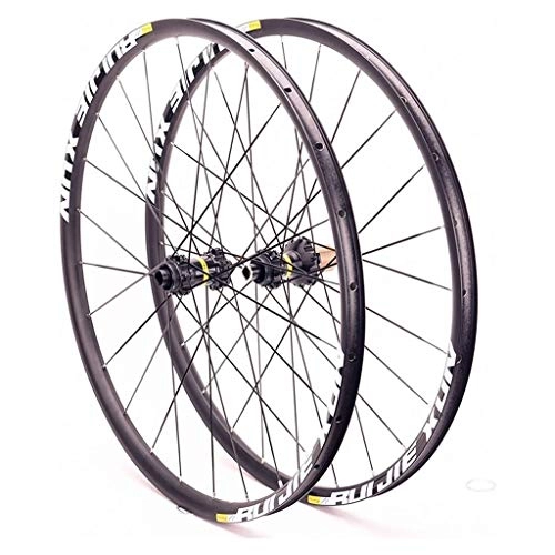 Mountain Bike Wheel : 26 / 27.5 / 29-inch Mountain Bike Wheel Set Disc Brake MTB Wheels Thru axle Six Holes 21mm Height 24 Holes (Color : 8-11 Speed, Size : 29inch)