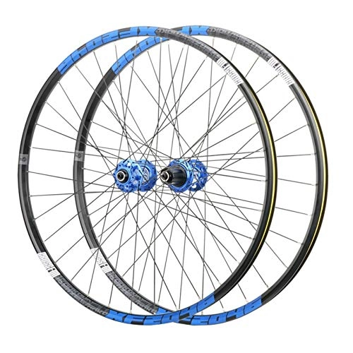 Mountain Bike Wheel : 26" / 27.5" / 29" Inch Mountain Bike Wheelset Aluminum Alloy The Classic 6 Pawl 72 Click Quick Release Disc Brake 8-11 Speed (Color : F, Size : 29in)