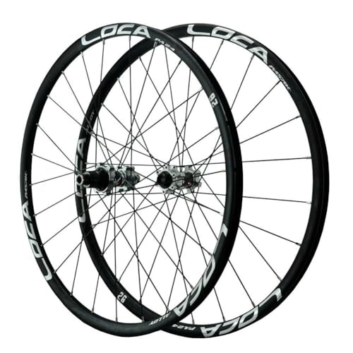 Mountain Bike Wheel : 26 / 27.5 / 29 Inch MTB Wheelset Disc Brake Mountain Bike Wheel Aluminum Alloy Double Wall Rim Front And Rear Wheels XD 12 Speed 24 Holes (Color : 27.5'' Silver, Size : Thru axle)