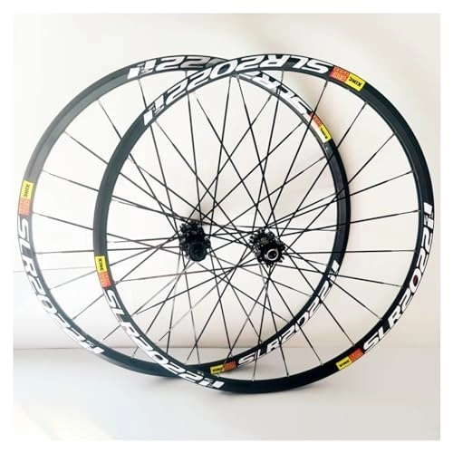 Mountain Bike Wheel : 26 / 27.5 / 29" Mountain Bike Wheelset Aluminum Alloy Rim Quick Release 100 / 135mm Disc Brake Wheels 24H Straight Pull Spokes 120 Clicks Hub (Color : Svart, Size : 27.5in)