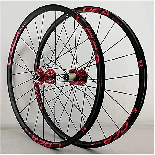 Mountain Bike Wheel : 26 / 27.5 / 29in MTB Bicycle Wheelset, 24 Holes Light Alloy Wheelset Disc Rim Brake 7 8 9 10 11 12 Speed Sealed Bearings Quick Release Wheel