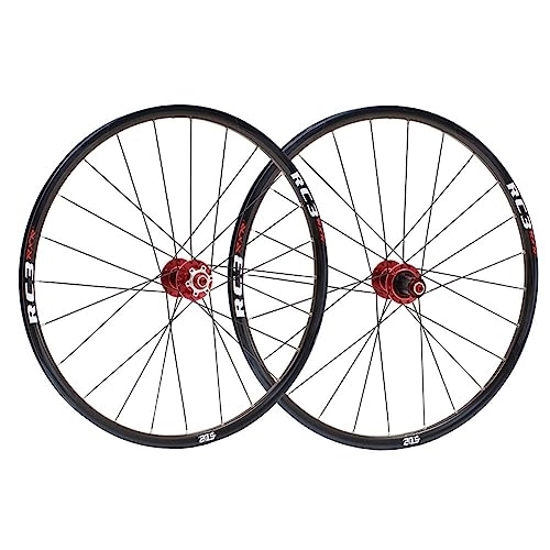Mountain Bike Wheel : 26 27.5 29inch MTB Wheelset Aluminum Alloy Double Wall Rim Carbon Fiber Hub Mountain Bike Wheel Disc Brake Quick Release 9 10 11 Speed 24 Holes (Color : Svart, Size : 29'')