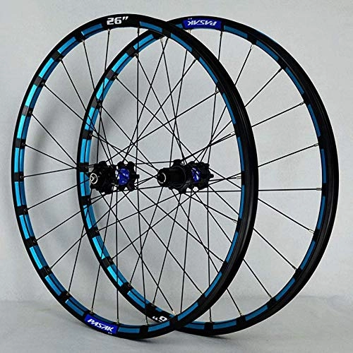 Mountain Bike Wheel : 26"27.5" Bicycle Wheelset Double Layer Mountain Bike Wheelset Disc Brake Alloy Rim 7 / 8 / 9 / 10 / 11 / 12 Speed 24 Holes Ultralight