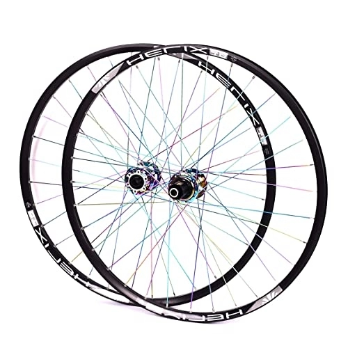 Mountain Bike Wheel : 26" 27.5 Inch 29er Mountain Bike Wheelset MTB Bicycle Wheel Set For 8-11 Speed Quick Release Front Rear Wheels 32 Holes Aluminum Alloy Rim (Size : 29INCH)