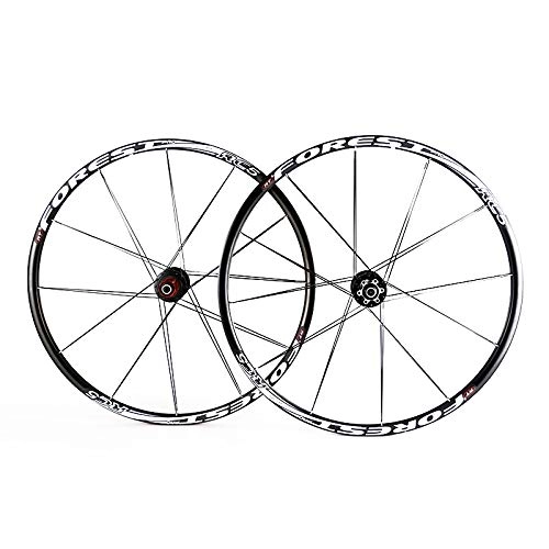 Mountain Bike Wheel : 26 / 27.5 Inch Mountain Bike Wheel Set, Front And Rear Full Set Of Drum Modified Riding Wheels, Compatible With 7-8-9-10-11 Speed Card Flywheel (Color : C, Size : 26 inches)