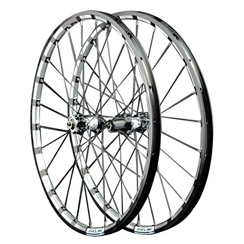 Mountain Bike Wheel : 26 / 27.5inch Bike Wheelset, Quick Release 24-hole Straight Pull 4 Bearing Disc Brake Wheel MTB Rim Cycling Wheels