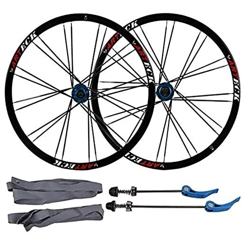 Mountain Bike Wheel : 26 inch Aluminum Alloy Bicycle Rims, 24H Mountain Bike wheelset Double-disc Brake Quick Release Wheel 7 / 8 / 9 / 10 Speed Wheel