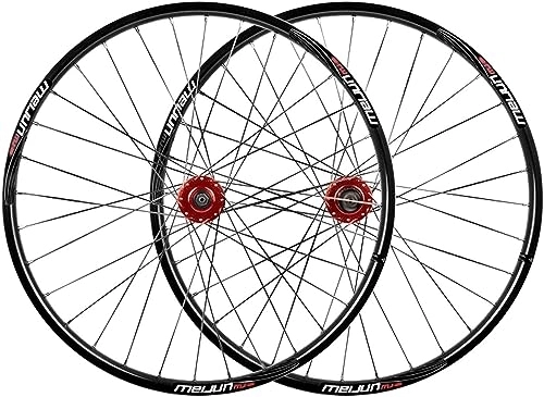 Mountain Bike Wheel : 26 Inch Bicycle Wheels, 32H Wheels, Mountain Bike Wheels, Pair Of Disc Brakes For 7, 8, 9, And 10 Speed Cassette Tapes