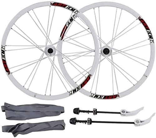 Mountain Bike Wheel : 26 Inch Bicycle Wheelset, MTB Double Wall Alloy Rim QR Disc Brake 7-10 Speed Front and Rear Bike Wheel Wheel