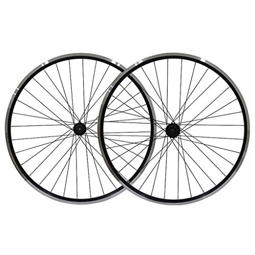 Mountain Bike Wheel : 26 Inch Bike Wheelset, V-Brake Double Wall Aluminum Alloy MTB Rim Disc Brake Quick Release 32 Hole 7 8 9 10 Speed Disc