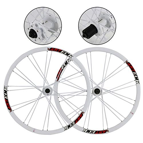 Mountain Bike Wheel : 26 Inch Disc Brake Disc Mountain Bike Ball Flat Spoke Wheel Cutter Ring Hub 7, 8, 9, 10, Speed Cassette Flywheel Disc Brake Wheel Set (Color : B)