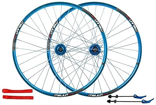 Mountain Bike Wheel : 26-inch mountain bike wheel set double-walled double-sided biking wheels Rapid release sealed bearings 7 8 9 10 Speed ​​32h Bike wheel