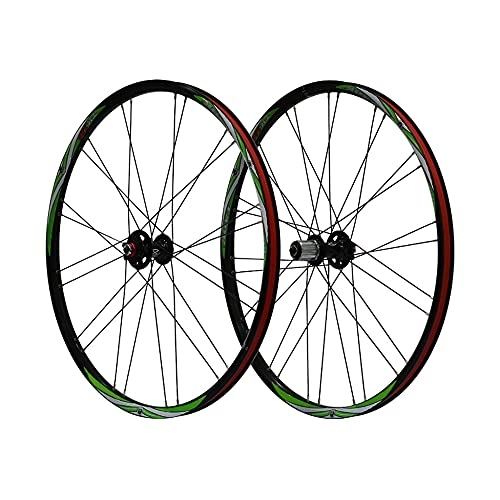 Mountain Bike Wheel : 26 Inch Mountain Bike Wheels, Double Wall Aluminium Alloy Quick Release Disc Brake Bike Wheels / F / 26 Inch