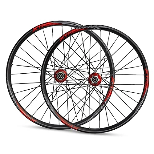 Mountain Bike Wheel : 26 Inch Mountain Bike Wheelset 27.5" MTB Bicycle Cycling Wheels Disc Brake Cassette Quick Release Hub 29" Aluminum Alloy Rim 32H
