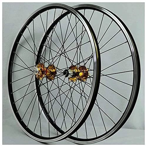 Mountain Bike Wheel : 26 Inch MTB Wheelset, Bicycle Wheelset, Bike Wheel, Bicycle Rim 32 Spoke, Mountain Bike Front & Rear Wheel Disc / Rim Brake 7-11speed Cassette QR Sealed Bearing Hubs