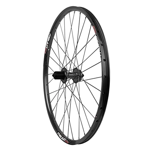 Mountain Bike Wheel : 26 Inch Rear Bicycle Wheel 32H 7 8 9 10 Speed MTB Mountain Bike Rear Wheel Disc Brake Aluminum Alloy Quick Release (Color : Black)