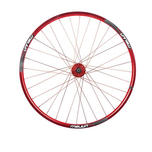 Mountain Bike Wheel : 26" Mountain Bike Rear Wheel 7, 8, 9, 10 Speed Freewheel Disc Brake (Color : Red)