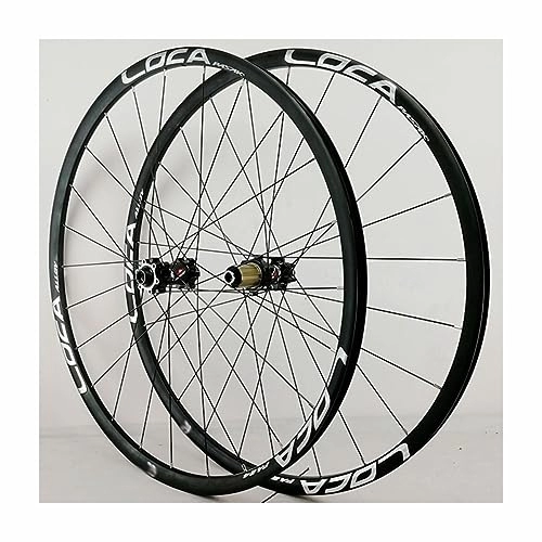 Mountain Bike Wheel : 26"mountain Bike Wheelset Disc Brake Rims Sealed Bearing Hubs Support 8-12 Speed Cassette Thru Axle Wheel Set Front 15 * 100mm Rear 12 * 142mm (Color : D)