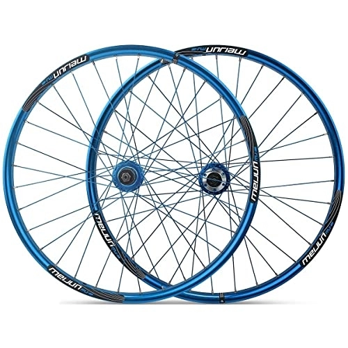 Mountain Bike Wheel : 26" Mountain Bike Wheelsets MTB Bicycle Wheels Aluminum Alloy Rim Disc Brake Quick Release For 7 8 9 10 Speed Cassette 32H