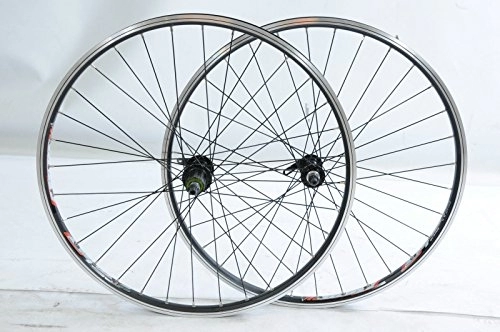Mountain Bike Wheel : 26" MTB BIKE WHEELS (559 x 19c) 8 / 9 SPEED CASSETTE HUBS BLACK DUAL WALL HP RIM