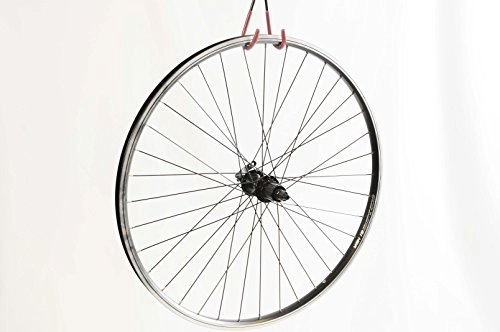 Mountain Bike Wheel : 26" MTB SHIMANO FH-RM60 8 / 9 / 10 SPEED CASSETTE REAR MOUNTAIN BIKE WHEEL BLACK DOUBLE WALL RIM