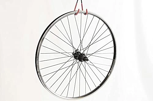 Mountain Bike Wheel : 26" MTB Shimano FH-RM60 8 / 9 / 10 Speed Cassette Rear Mountain Bike Wheel Black Double Wall Rim