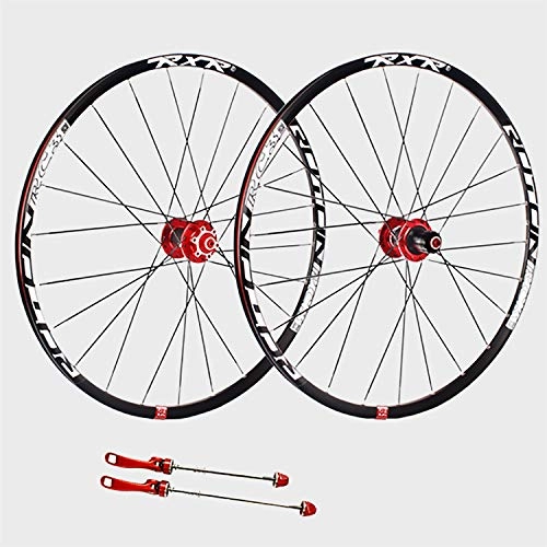 Mountain Bike Wheel : 27.5 Inches Bicycle Aluminum Alloy Wheel Set Carbon Fiber Hub 8 / 9 / 10 / 11 Speed Disc Brake Mountain Bike