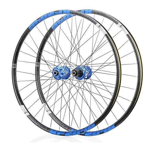 Mountain Bike Wheel : 29 Inch MTB Bike Wheelset, Double Wall Quick Release Hybrid Cycling 26 Inch Cycling Wheels Disc Brake 32 Hole 8 9 10 11 Speed (Size : 29 inch)