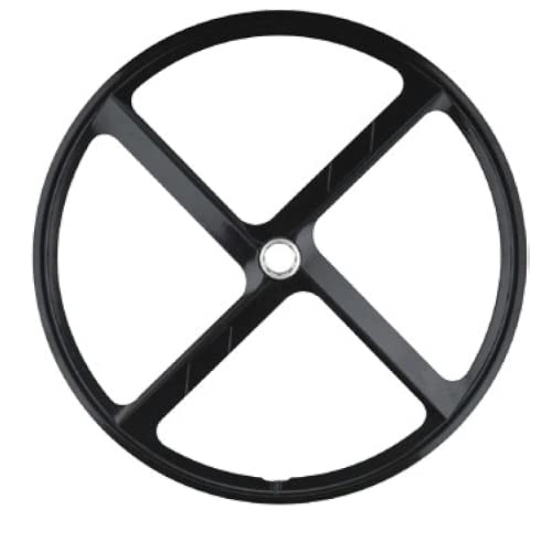 Mountain Bike Wheel : 700C 4spoke Fixed Gear Bike Wheels, lightest and Strongest Magnesium Alloy Material Mountain Bike Rims Magnesium Alloy Material(one Wheel Front Black Color)