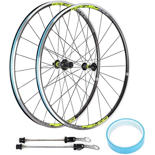 Mountain Bike Wheel : 700c Bike Wheel Set, V Brake Alloy Aluminum MTB Double Wall Wheel Hub Compatible 7 8 9 10 11 Speed, A-700c