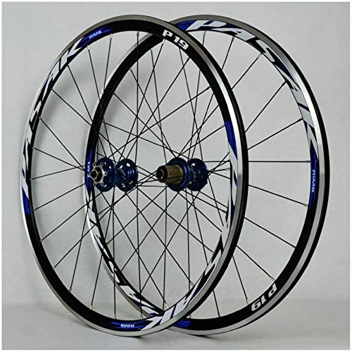 Mountain Bike Wheel : 700C Road Bicycle Wheelset 29 Inch, Double Wall V Brake MTB Rim 30MM Hybrid Mountain Wheels for 7 / 8 / 9 / 10 Speed (Color : B, Size : 29 inch)