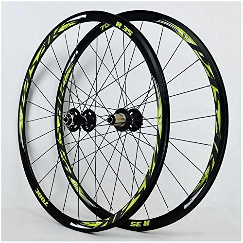 Mountain Bike Wheel : 700C Road Bike Wheels V-Brake, Double Wall Aluminum Alloy Mountain Bicycle Disc Brake QR 9MM Wheelset Rim High 30MM (Size : 29 inch)