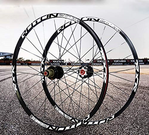 Mountain Bike Wheel : ADD 26 Inch Bicycle Wheelset Road Bike Carbon Road Wheelset 24 Hole