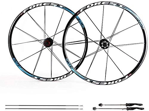Mountain Bike Wheel : AIFCX 26 Inch Bike Wheelset, MTB Cycling Wheels 27.5 Inch Mountain Bike Disc Brake Wheel Set Quick Release 5 Palin Bearing 8 9 10 Speed ​​100mm, B-27.5inch