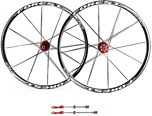 Mountain Bike Wheel : AIFCX 26 Inch Bike Wheelset, MTB Cycling Wheels 27.5 Inch Mountain Bike Disc Brake Wheel Set Quick Release 5 Palin Bearing 8 9 10 Speed ​​100mm, C-26inch