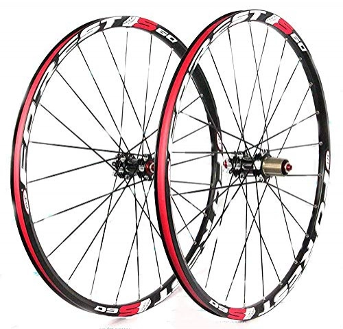 Mountain Bike Wheel : AIFCX Bike Wheel, Mountain Bike Front Rear Set Rim Disc Bicycle 26 / 27.5 inch Pull Straight 5 Bearing Accessories Equipment Aluminum Alloy, A-27.5inch