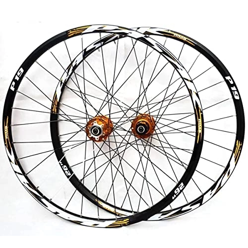 Mountain Bike Wheel : Aluminum Alloy 26 27.5 29 Inch MTB Bike Wheelset Mountain Bike Wheel Set Quick Release Disc Brakes For 7 8 9 10 11 Speed Rim Height 21mm 32H